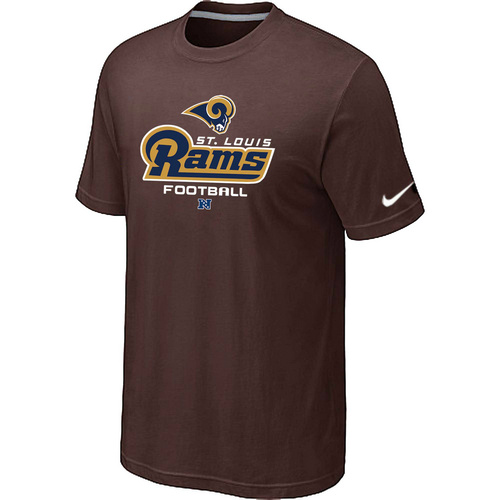 Nike Los Angeles Rams Critical Victory NFL T-Shirt - Brown